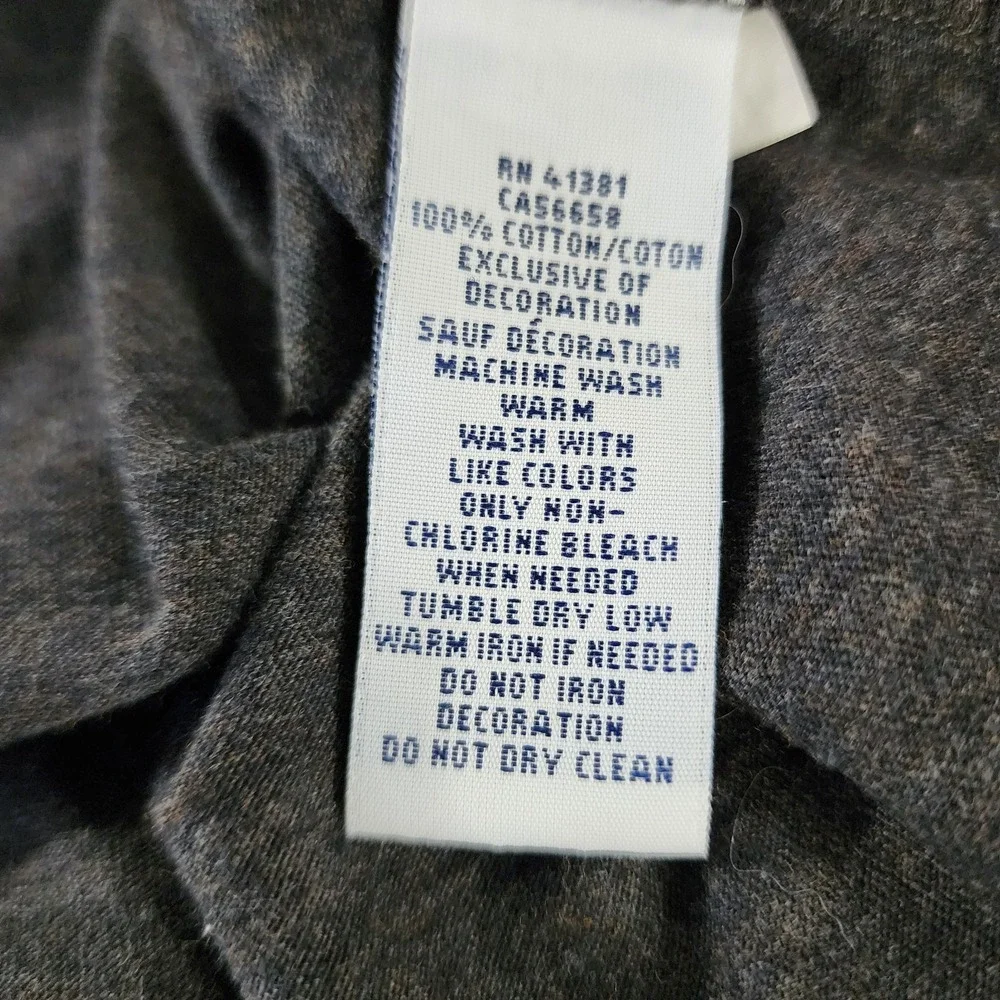 Polo Ralph Lauren T Shirt Men's Size Medium Dark‎ Gray Short Sleeve